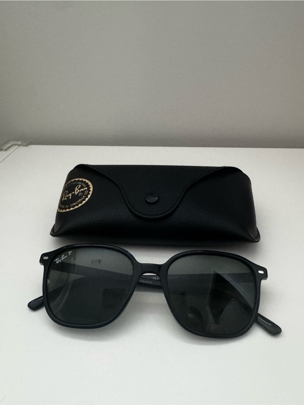 Ray-Ban Black Polarized Leonard Sunglasses